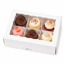 6 Cup cake white