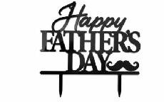 happy Father's day acrylic toppers 