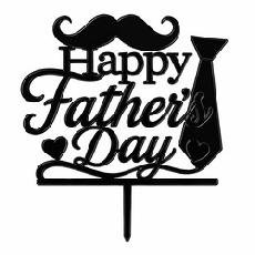 Father's day acrylic toppers 
